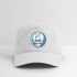 Custom keb Stealie Grateful Dead Dad Hat - white