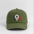 Yamaha Tuning Fork Stealie Grateful Dead Dad Hat - olive green