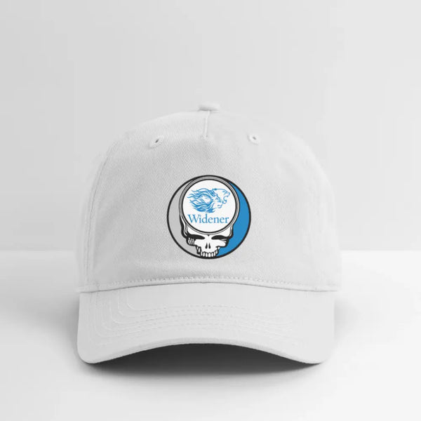 Widener University Grateful Dead Stealie Dad Hat - white