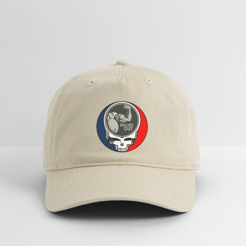 Bellies Out Stealie Grateful Dead Dad Hat - khaki