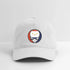 New Orleans Flag Grateful Dead Stealie Dad Hat - white
