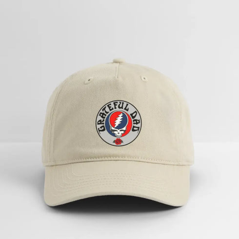 Grateful Dad Stealie Hat - khaki
