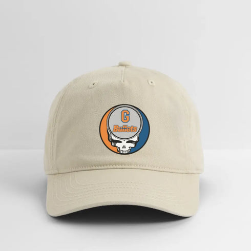 Gettysburg College Grateful Dead Stealie Dad Hat - khaki