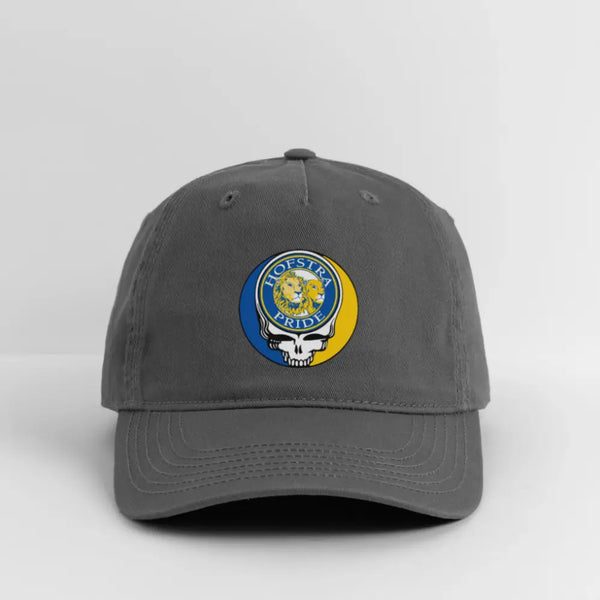 Hofstra University Grateful Dead Stealie Dad Hat - charcoal
