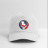Louisiana Map Stealie Grateful Dead Dad Hat - white
