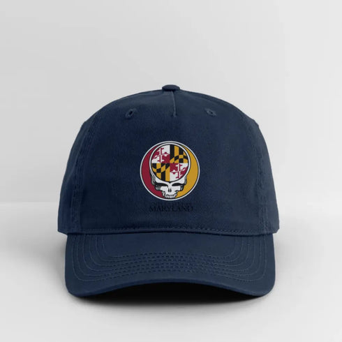 University of Maryland Grateful Dead Stealie Dad Hat - navy
