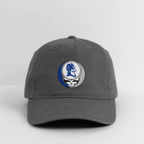 Duke University Grateful Dead Stealie Dad Hat - charcoal