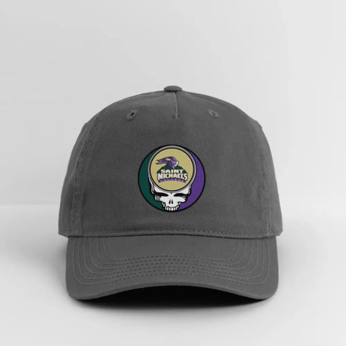 Saint Michael's College Grateful Dead Stealie Dad Hat - charcoal