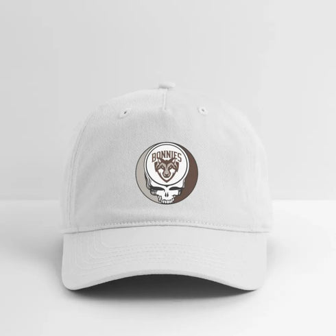 St. Bonaventure Grateful Dead Stealie Dad Hat - white