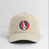 Delaware Map Stealie Grateful Dead Dad Hat - khaki