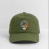 Illinois Stealie Grateful Dead Dad Hat - olive green