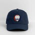 New Orleans Flag Grateful Dead Stealie Dad Hat - navy