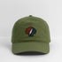 Stealie Pup Stealie Grateful Dead Dad Hat - olive green