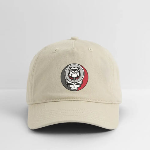 University of Georgia Grateful Dead Stealie Dad Hat - khaki