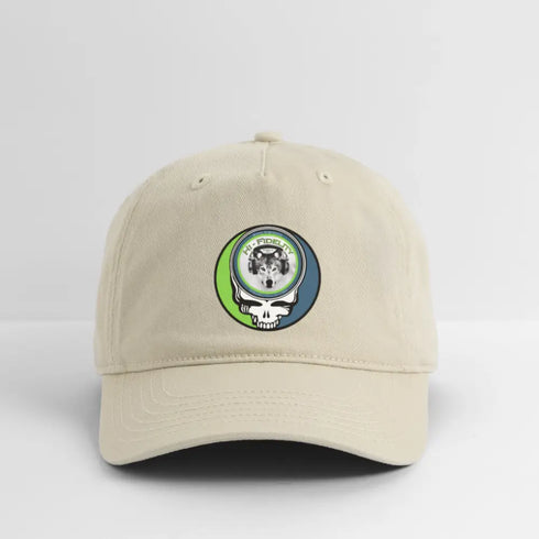Hi-Fidelity Stealie Grateful Dead Stealie Dad Hat - khaki