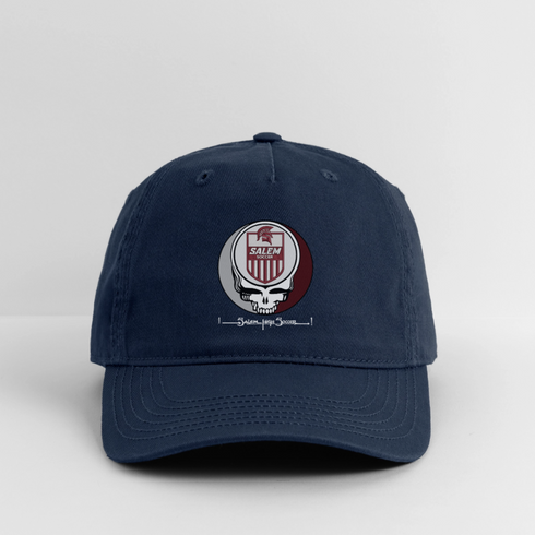 Custom Salem Soccer Stealie Grateful Dead Dad Hat - navy