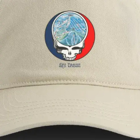Ski Tahoe Trail Map Grateful Dead Dad Hat