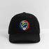 2026 South Africa World Cup Grateful Dead Stealie Dad Hat - black