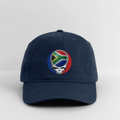 2026 South Africa World Cup Grateful Dead Stealie Dad Hat - navy
