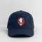 Illinois Map Stealie Grateful Dead Dad Hat - navy