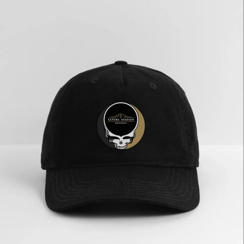 Centre Station Stealie Grateful Dead Dad Hat - black