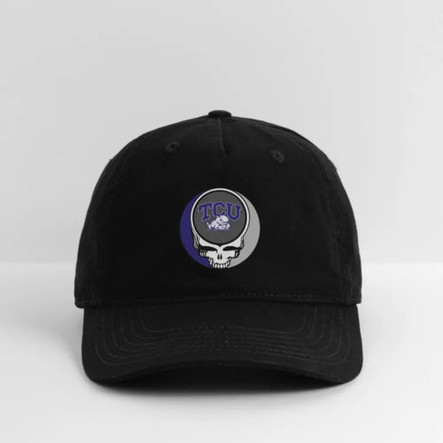 TCU Grateful Dead Stealie Dad Hat - black