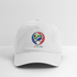 2026 South Africa World Cup Grateful Dead Stealie Dad Hat - white