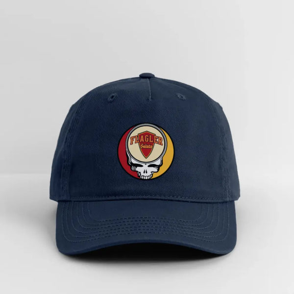 Flagler College Stealie Grateful Dead Stealie Dad Hat - navy