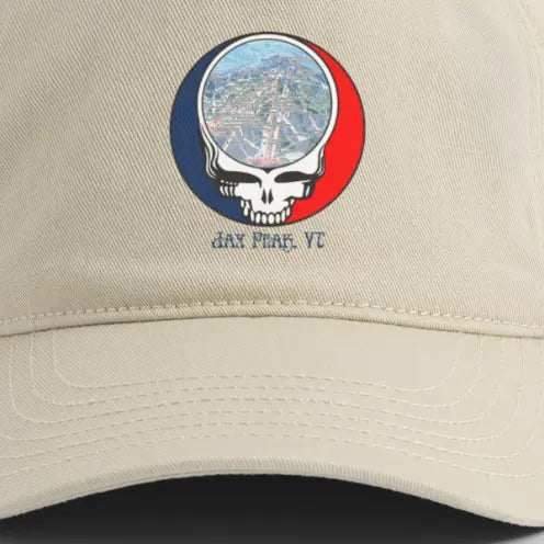 Jay Peak Trail Map Stealie Grateful Dead Dad Grateful Dead Hat
