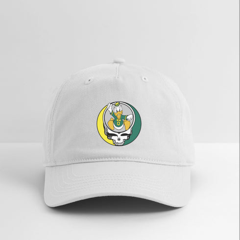 University of Oregon Grateful Dead Stealie Dad Hat - white