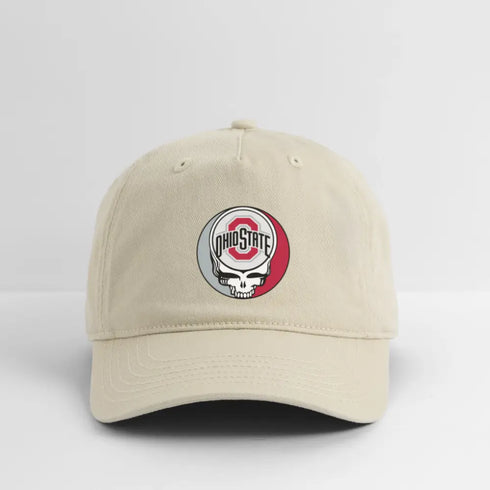 Ohio State Grateful Dead Stealie Dad Hat - khaki