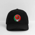 2026 Morocco World Cup Grateful Dead Stealie Dad Hat - black