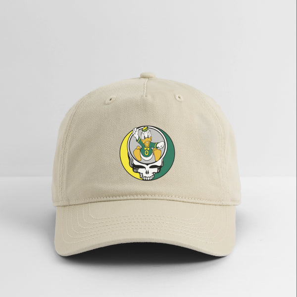 University of Oregon Grateful Dead Stealie Dad Hat - khaki