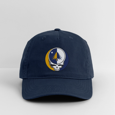 Massachusetts "Unofficial" State Flag Stealie Grateful Dead Dad Hat - navy