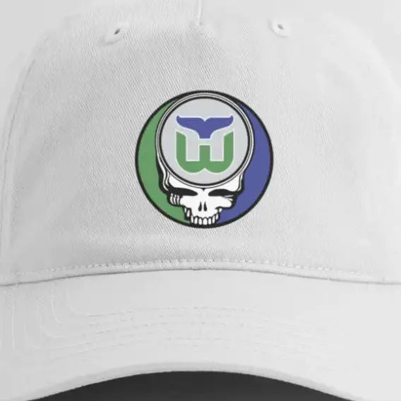 Hartford Whalers Stealie Grateful Dead Dad - NHL Grateful Dead Hat