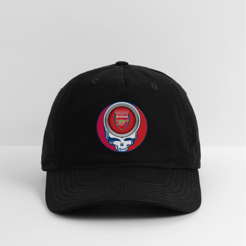 Arsenal Grateful Dead Stealie Dad Hat - black