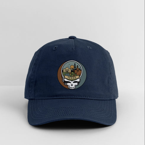 Texas Stealie Grateful Dead Dad Hat - navy