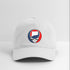 Connecticut Map Stealie Grateful Dead Dad Hat - white