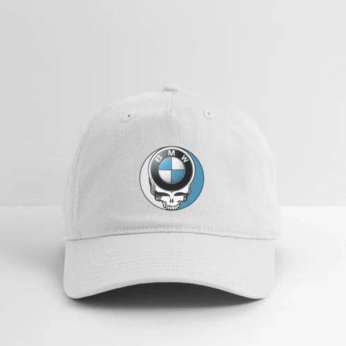 BMW Grateful Dead Stealie Dad Hat - white