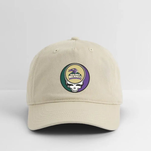 Saint Michael's College Grateful Dead Stealie Dad Hat - khaki