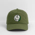 Beaver Jam Stealie Grateful Dead Dad Hat - olive green