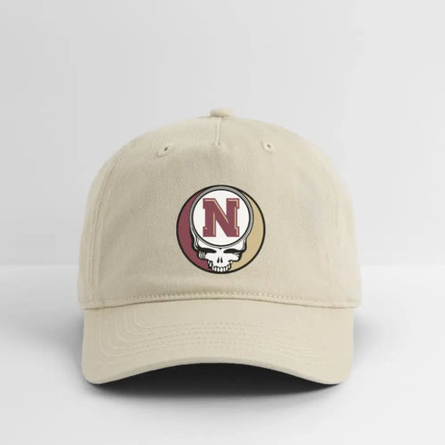 Newburyport High School Grateful Dead Stealie Dad Hat - khaki