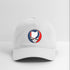 Ohio Map Stealie Grateful Dead Dad Hat - white