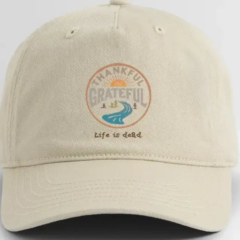 Life is dead. Thankful and Grateful Dead Dad Hat - Thanksgiving