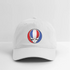 2026 France World Cup Grateful Dead Stealie Dad Hat - white