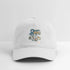 Life is dead. Jerry and Frank are Campin' Grateful Dead Stealie Dad Hat - white