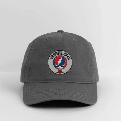 Grateful Grad Stealie Hat - charcoal