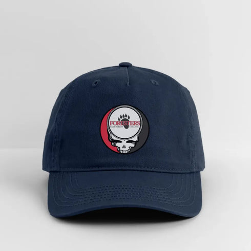 Lake Forest College Grateful Dead Stealie Dad Hat - navy