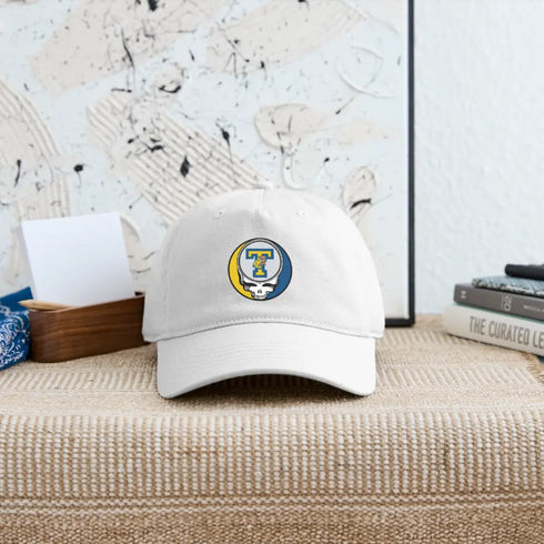 Trinity College Grateful Dead Stealie Dad Hat - white