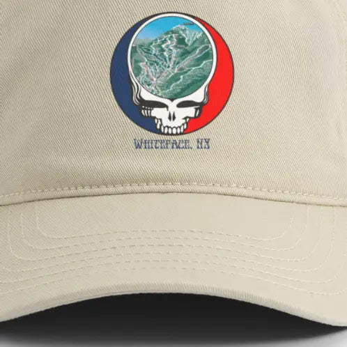 Whiteface Trail Map Stealie Grateful Dead Dad Grateful Dead Hat